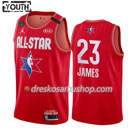 Dječji NBA Dres Los Angeles Lakers LeBron James 23 2020 All-Star Jordan Brand Crvena Swingman